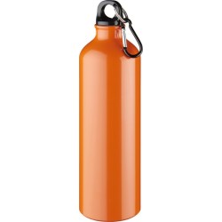 Bouteille publicitaire en aluminium avec mousqueton 77 cl "OREGON"