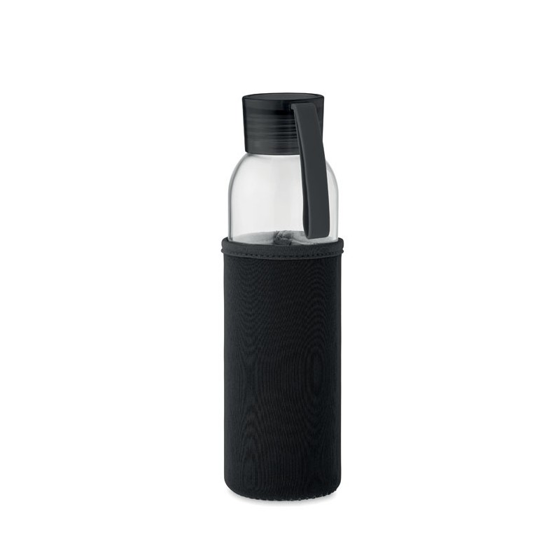 Bouteille 50 cl EBOR en verre recyclé sous étui Néoprène "EBOR" Bouteille 50 cl EBOR en verre recyclé sous étui Néoprène "EBOR"