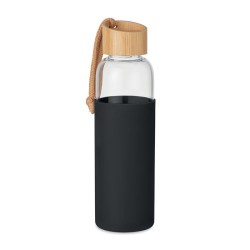 Bouteille publicitaire en verre 50 cl avec étui néoprène "CHAI"