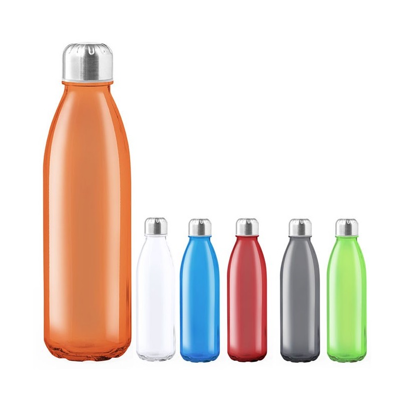 Bouteille publicitaire en verre teinté de 65 cl - "SUNSOX"