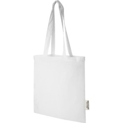 Sac shopping publicitaire 7 litres en coton recyclé MADRAS