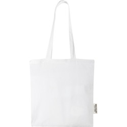 Sac shopping publicitaire 7 litres en coton recyclé MADRAS