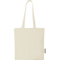 Sac shopping publicitaire 7 litres en coton recyclé naturel MADRAS