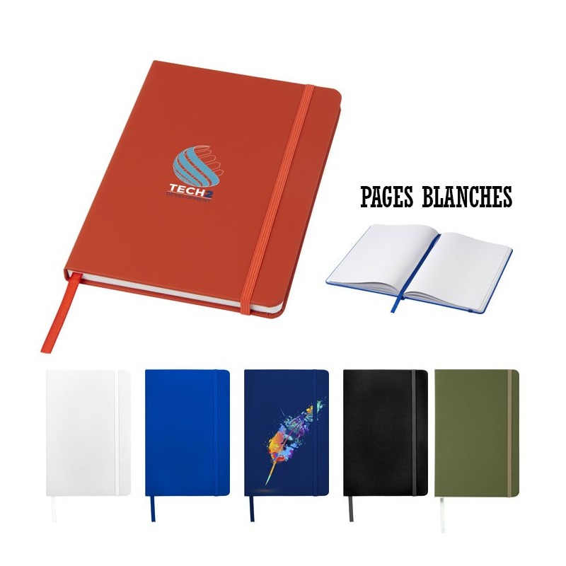 Carnet A5 personnalisable avec pages blanches "SPECTRUM"