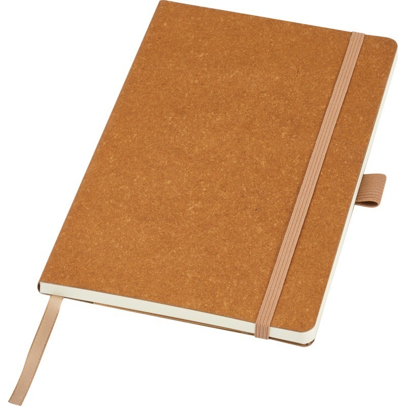 Carnet de notes publicitaire A5 en cuir recyclé "KILAU" Carnet de notes publicitaire A5 en cuir recyclé "KILAU"