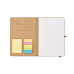 Carnet A5 publicitaire avec bloc de notes autocollantes "STICKNOTE"