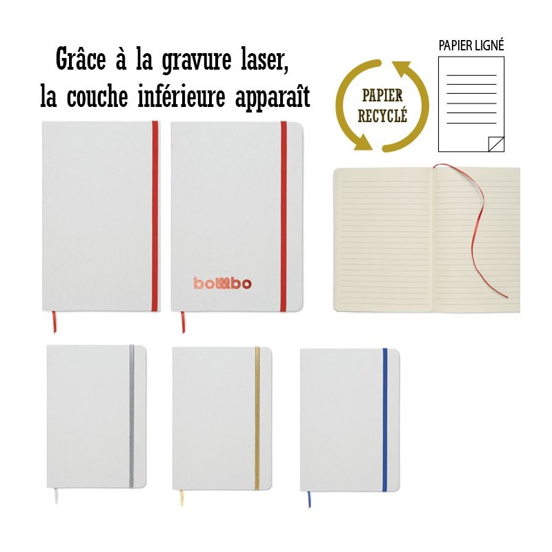 Carnet de notes publicitaire A5 couverture briques de lait "ROUTE"