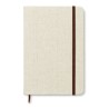 Carnet de notes publicitaire A5 avec couverture rigide en toile "CANVA