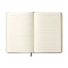 Carnet de notes publicitaire A6 avec couverture rigide en toile "CANVI