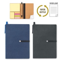 Carnet publicitaire A6  avec bloc de notes adhésives et stylo "RECONOT