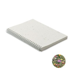 Carnet publicitaire A5 avec couverture papier semence SEED RING