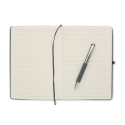 Coffret publicitaire avec carnet en cuir et stylo ELEGANOTE