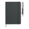 Coffret publicitaire avec carnet en cuir et stylo ELEGANOTE