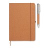 Coffret publicitaire avec carnet en cuir et stylo ELEGANOTE