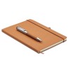 Coffret publicitaire avec carnet en cuir et stylo ELEGANOTE