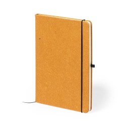 Carnet publicitaire A5 avec couverture en cuir recyclé "TEFAN"