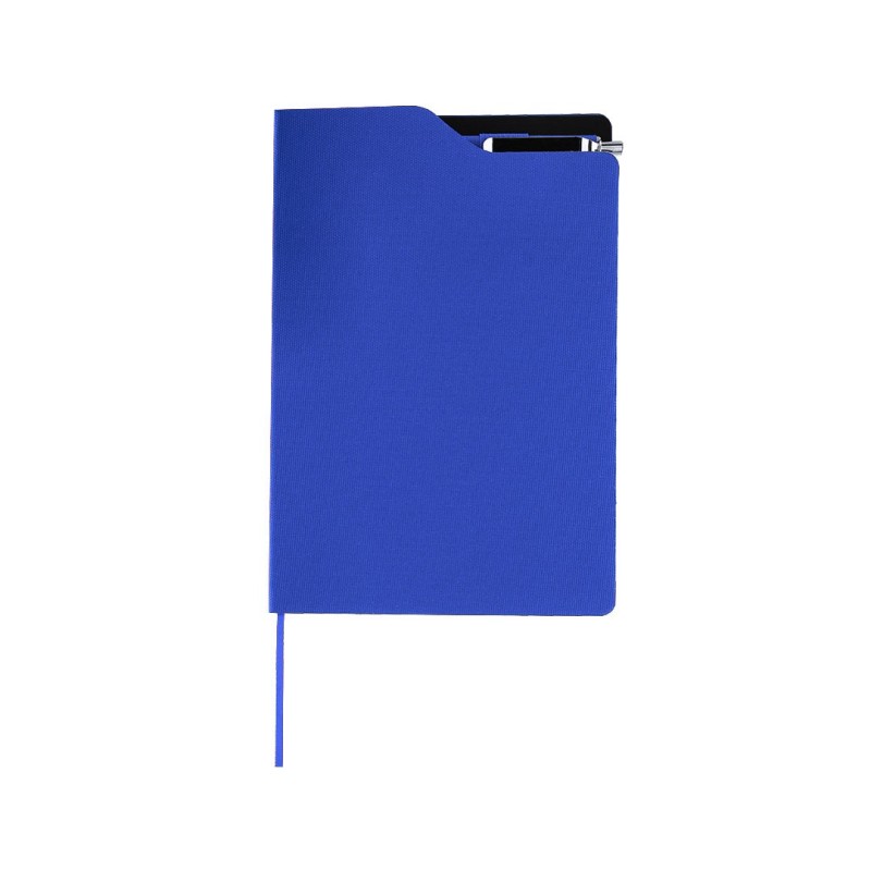 Carnet publicitaire A5 avec couverture en RPET et stylo "NURON"