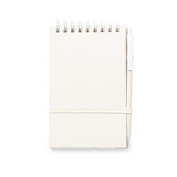 Bloc-notes publicitaire A6 couverture en briques de lait "HEWOR"
