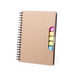 Carnet de notes publicitaire avec mini feuillets adhésifs "TIBLAN"