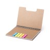 Carnet de notes publicitaire avec mini feuillets adhésifs "TIBLAN"