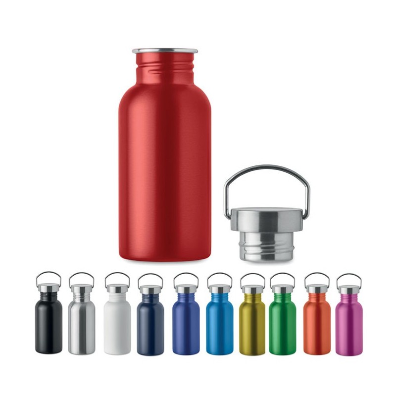 Bouteille de sport publicitaire 50 cl en acier "FLORENCE SING" Bouteille de sport publicitaire 50 cl en acier "FLORENCE SING"