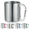 Mug publicitaire 22 cl double paroi avec poignée mousqueton "TRUMBO"