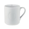 Mug personnalisable de 34 cl en céramique striée "RIBMUG"