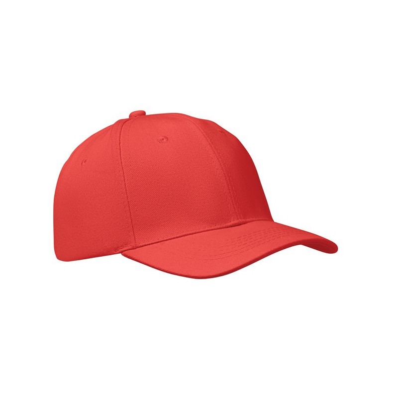 Casquette baseball publicitaire 6 pans en coton brossé "BUFFALO"