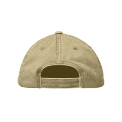 Casquette publicitaire 6 panneaux en coton lavé "BEAU"