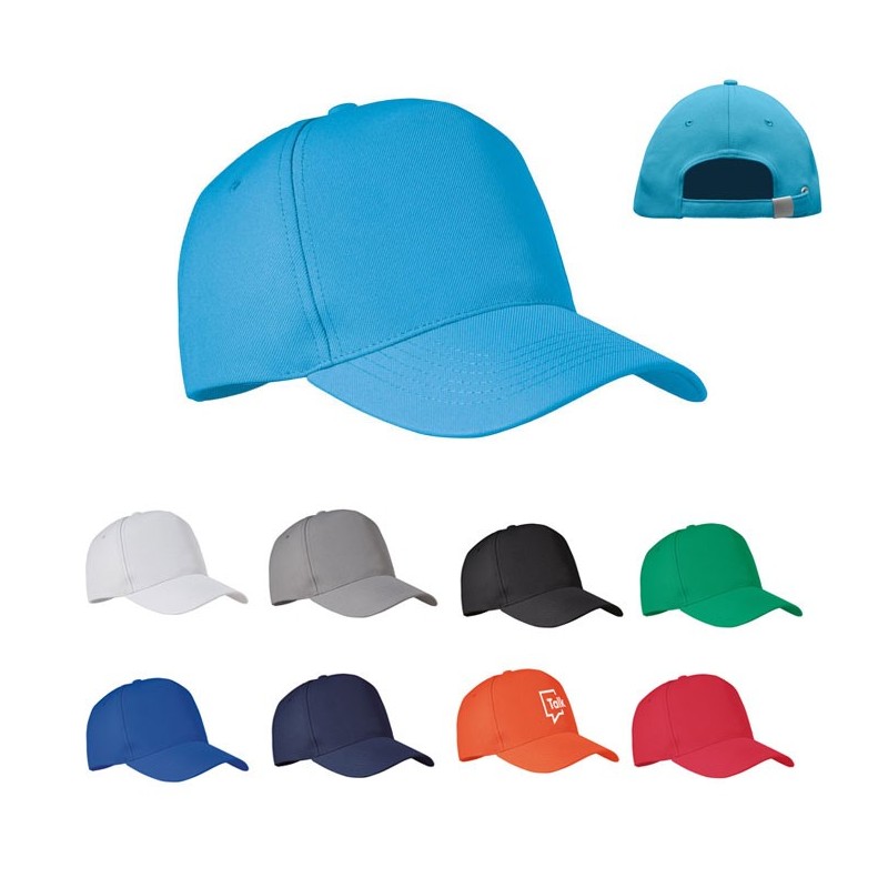 Casquette baseball 5 pans en polyester recyclé "SENGA"
