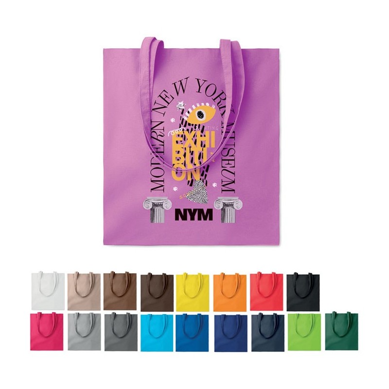 Tote bag publicitaire en coton 140 gr "COTTONEL COLOUR +"