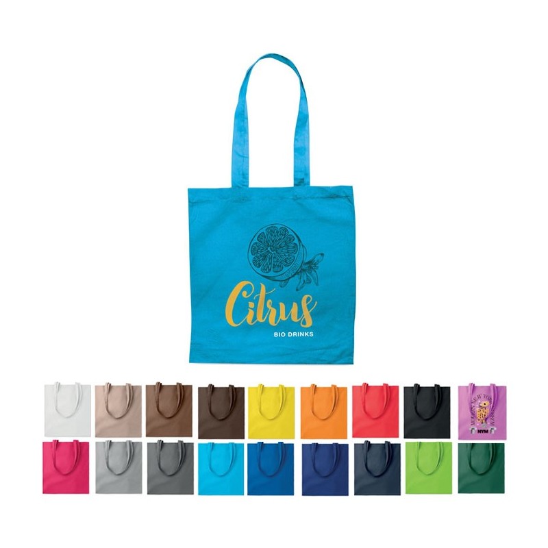 Sac shopping publicitaire en coton 180 gr/m2 "COTTONEL COLOUR ++" Sac shopping publicitaire en coton 180 gr/m2 "COTTONEL COLOUR ++"