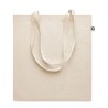 Sac shopping publicitaire en coton recyclé naturel "ZOCO"