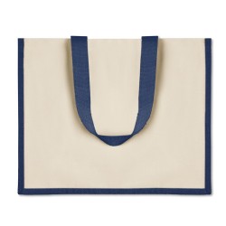 Sac shopping personnalisé en toile de jute bicolore "CAMPO DE FIORI"