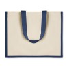 Sac shopping personnalisé en toile de jute bicolore "CAMPO DE FIORI"