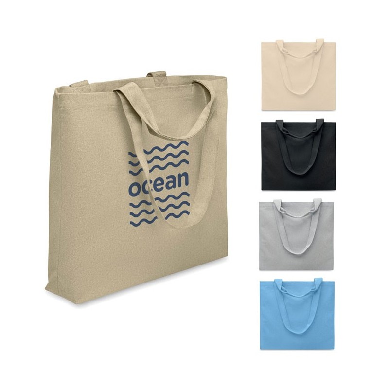 Sac shopping publicitaire en matières recyclées "MALDI BEACH" Sac shopping publicitaire en matières recyclées "MALDI BEACH"