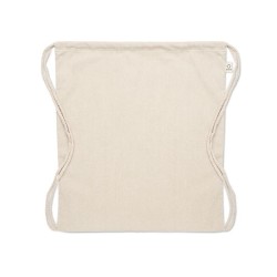 Gym bag personnalisable en coton recyclé naturel "CABETRI"