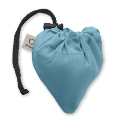 Sac shopping publicitaire pliable coton recyclé et RPET  CARRIE COLOUR