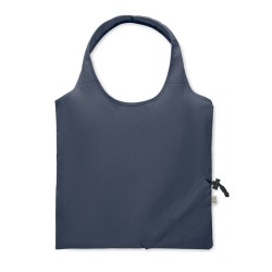 Sac shopping publicitaire pliable coton recyclé et RPET  CARRIE COLOUR
