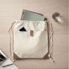Sac à dos à cordons en coton et coton recyclé "PANDA BAG"