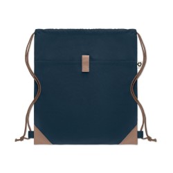 Sac à dos à cordons en coton et coton recyclé "PANDA BAG"