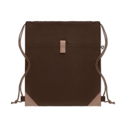 Sac à dos à cordons en coton et coton recyclé "PANDA BAG"