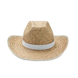 Chapeau de cowboy en paille tressée "TEXAS"