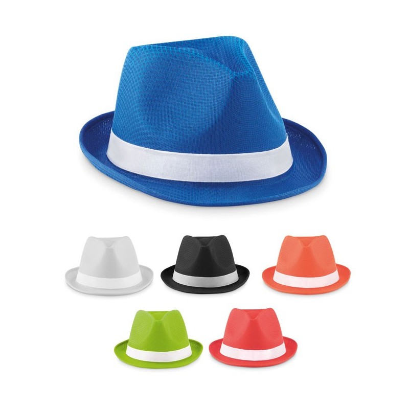 Chapeau personnalisable style Trilby en PET "WOOGIE" Chapeau personnalisable style Trilby en PET "WOOGIE"