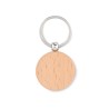 Porte-clés personnalisable rond en bois "TOTY WOOD"