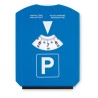 Disque de stationnement publicitaire avec grattoir PARK & SCRAP