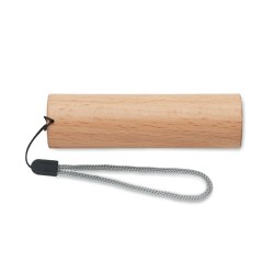 Lampe torche publicitaire rechargeable en bois "LITE"