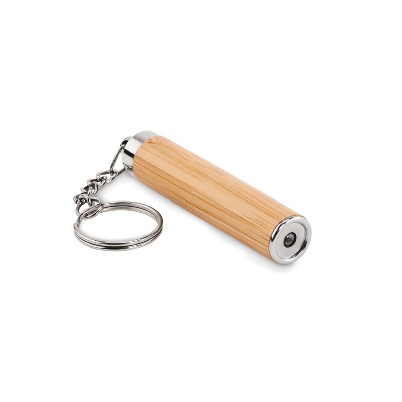 Lampe torche publicitaire en bambou "PIANTI" Lampe torche publicitaire en bambou "PIANTI"