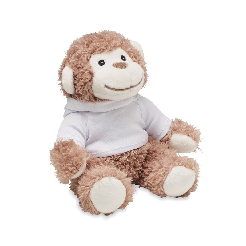 Singe en peluche personnalisable sur son sweat-shirt "LENNY" Singe en peluche personnalisable sur son sweat-shirt "LENNY"