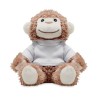 Singe en peluche personnalisable sur son sweat-shirt "LENNY"